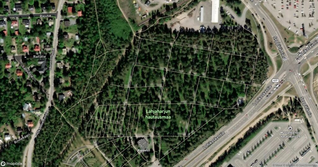 Lahjaharjun hautausmaa Jyväskylässä