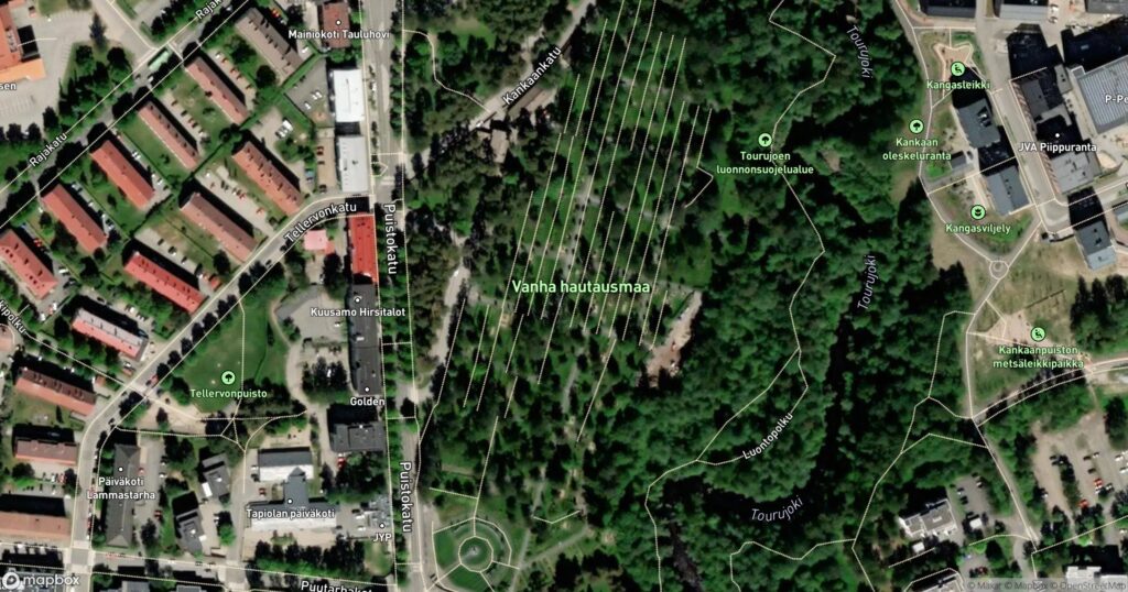 Jyväskylän vanha hautausmaa – historiallinen hautausmaa Puistokadulla